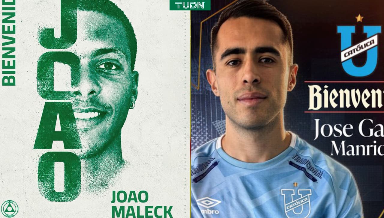 Joao Maleck y José García Manríquez se contratan en Uruguay y Ecuador
