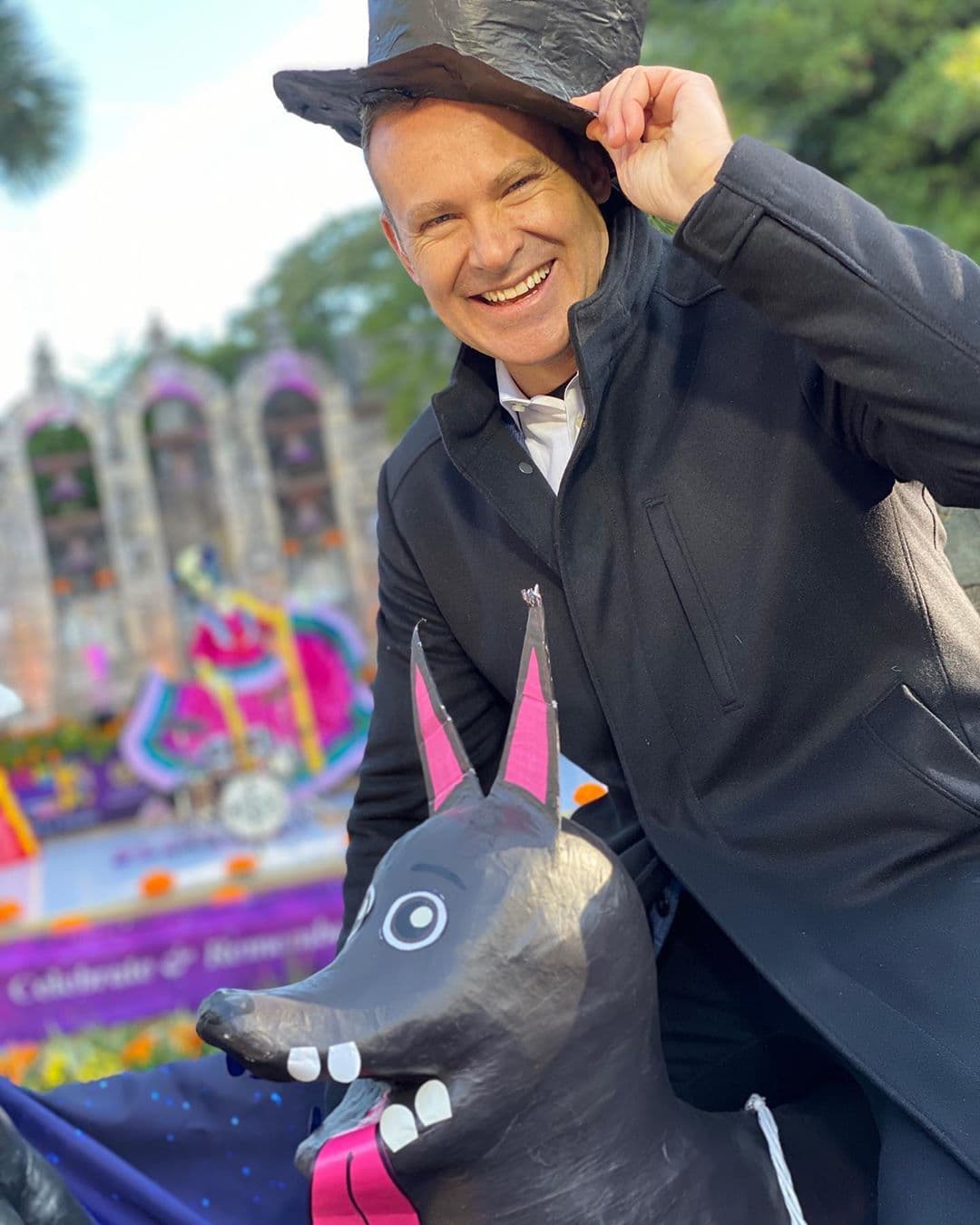 El viernes 1 de noviembre, Alan Tacher también disfrutó la visita al estado de Texas y recordó las tradiciones con sus paisanos que residen en Estados Unidos.