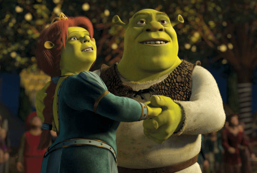 Shrek y Fiona
