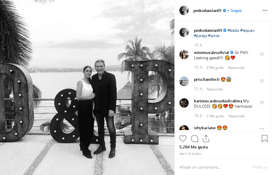 El productor publicó esta foto en su cuenta de 
<b><a href="https://www.instagram.com/p/B4yTPOmlJl8/" target="_blank">Instagram</a></b>, en la que incluyó la etiqueta '#Teques', como comúnmente se le llama a la localidad de Tequesquitengo, en Morelos, México.