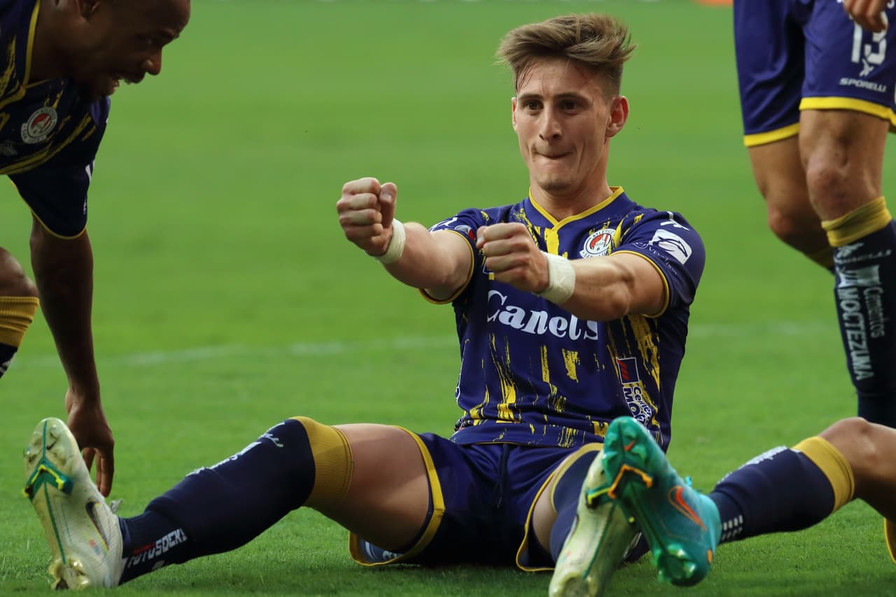 Facundo Waller celebró su tanto al 45+3.