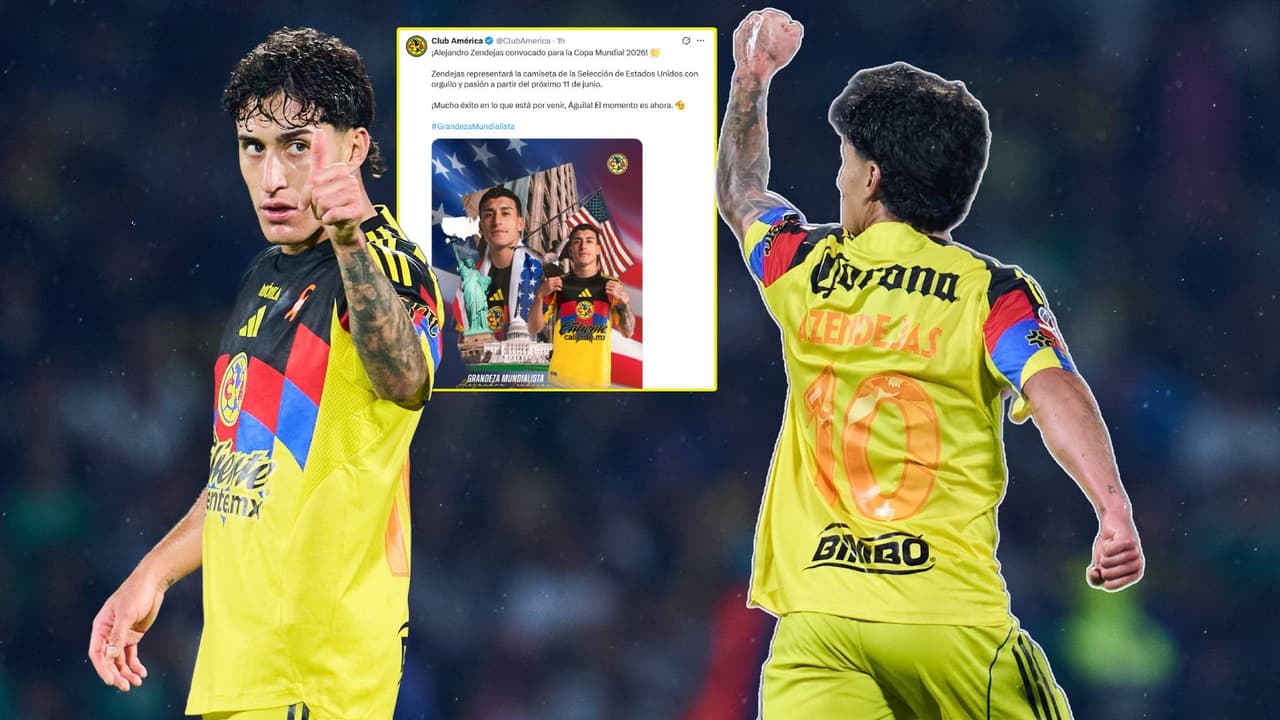 Así reacciona América tras la convocatoria de Zendejas para el Mundial