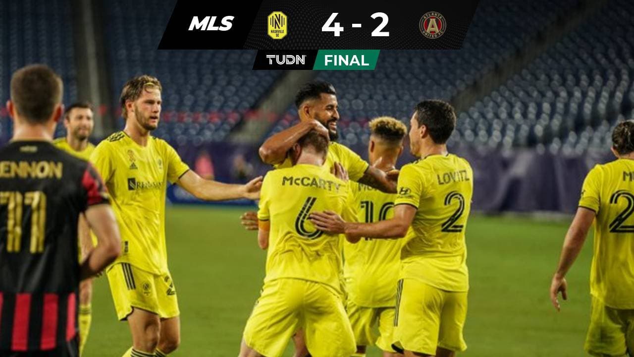 Zarandean a Atlanta United de Jurge Damm y 'Cubo' Torres en Nashville