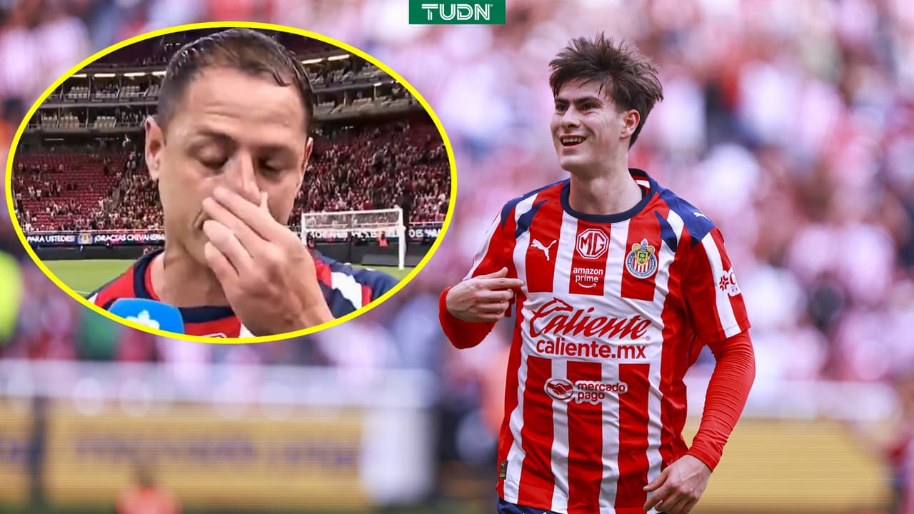 El viral momento entre Chicharito y 'Hormiga' González en plena entrevista