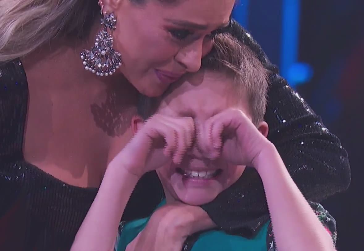 Su presentación estuvo tan cargado de emociones que no pudo evitar las lágrimas al ser evaluado por los jueces