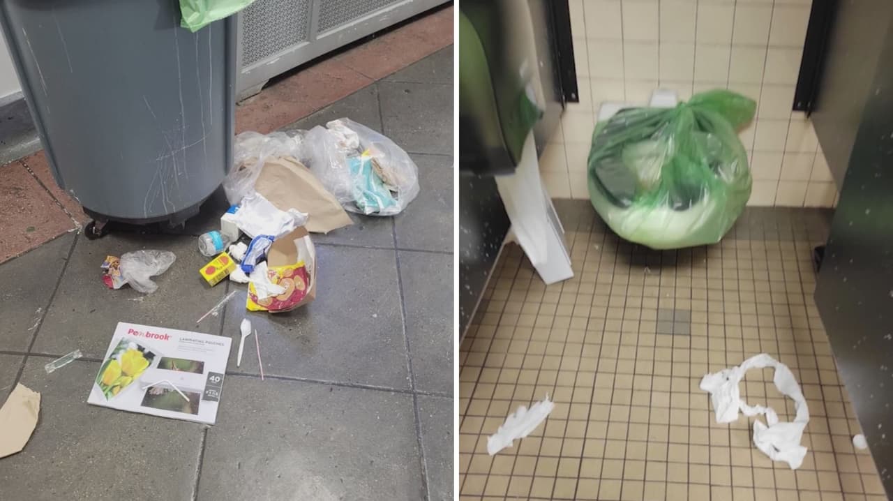 Baños en mal estado y ratas; denuncian pésimas condiciones en escuela de Hunting Park