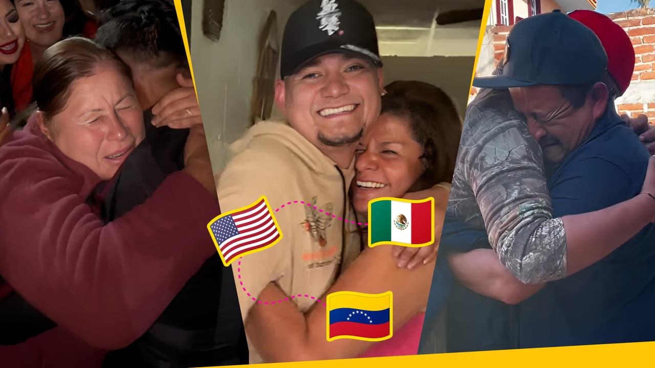 Estos latinos regresaron a casa luego de muchos años: el reencuentro con su familia te hará llorar