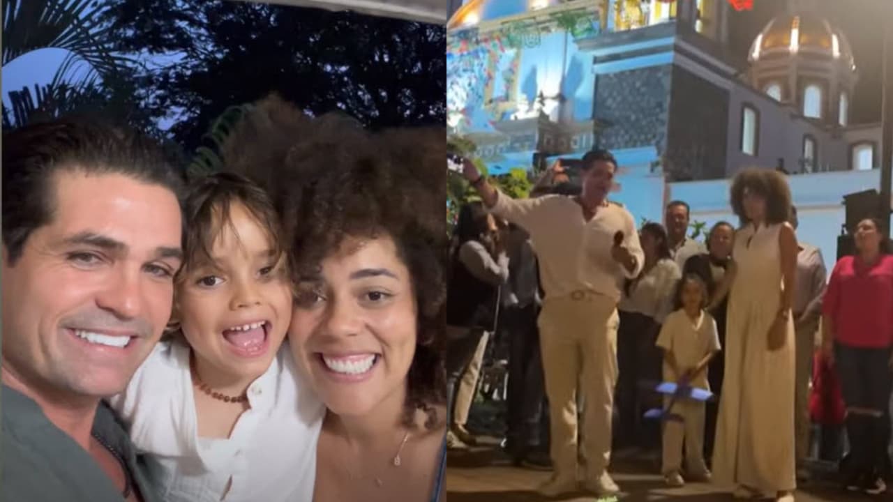 ¡Así revelaron Ferdinando Valencia y Brenda Kellerman si tendrán niño o niña en plena plaza pública!