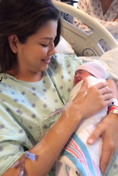 La pequeña Giulietta nació el 5 de mayo de 2015, esta fue su primera fotografía.