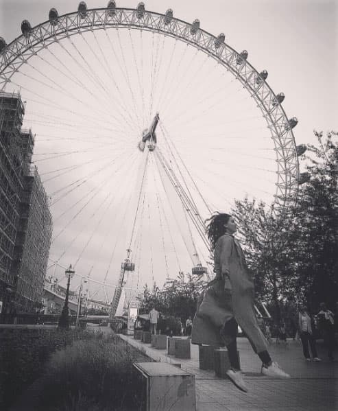 'The London Eye' fue uno de los primeros íconos que visitaron.