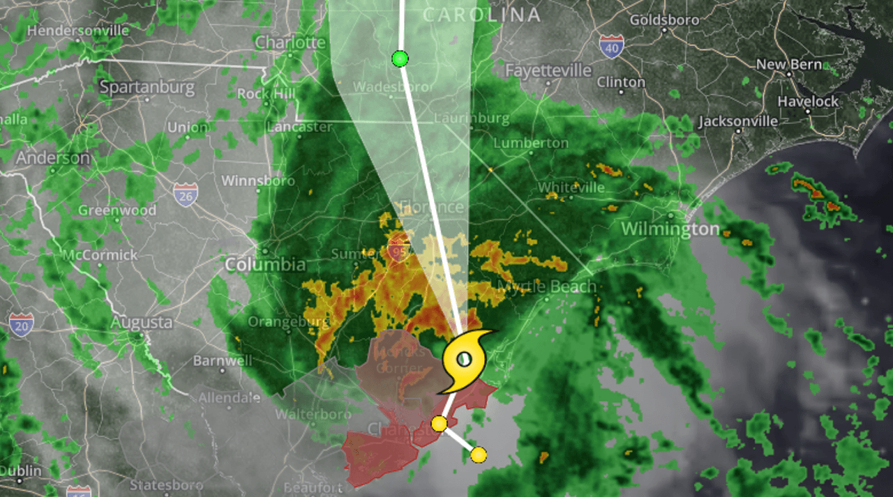 Bertha, la segunda tormenta tropical de 2020, tocó tierra en Carolina del Sur