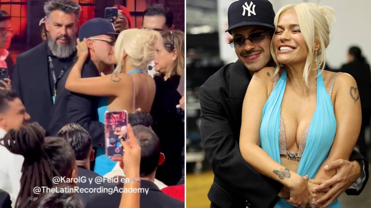 Karol G y Feid en Latin GRAMMY 2024.