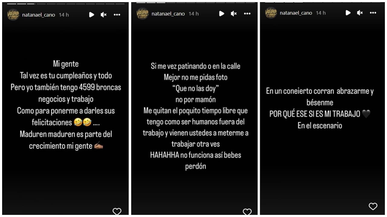 Natanael Cano explica por qué no atiende a sus seguidores en la calle.