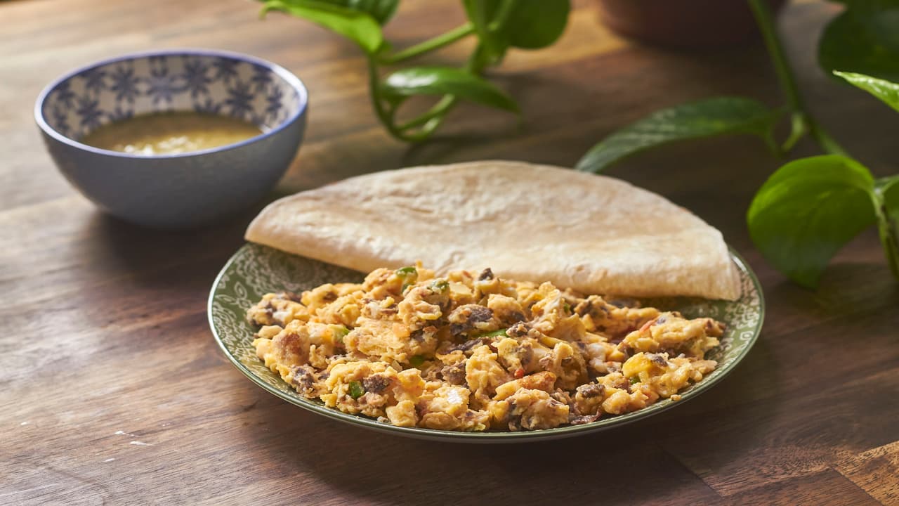Machaca con huevo