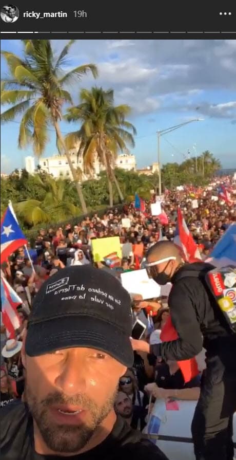 Pero no es el único, Ricky Martin también se ha pronunciado en contra del Rosselló y asistió a la manifestación en Puerto Rico que se llevó a cabo el pasado 17 de julio.