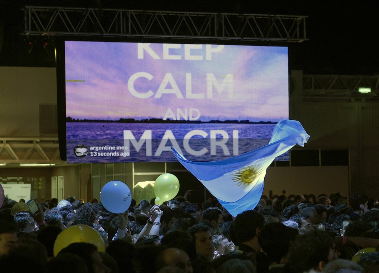 En la sede de Cambiemos se desató la fiesta.