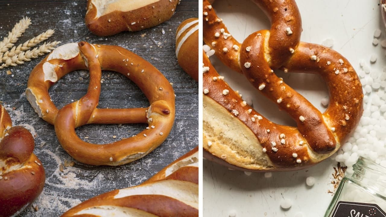 <b>La merienda perfecta</b>: Los 
<a href="https://www.univision.com/local/philadelphia-wuvp/asi-puedes-conseguir-pretzel-gratis-filadelfia-dia-nacional-pretzel">pretzels</a> suaves son para Filadelfia como los crepes para París. Ambos son iconos de sus respectivas ciudades, pero uno va mejor con Nutella y el otro con mostaza. Los habitantes de Filadelfia comen pretzels sobre la marcha, en la oficina como desayuno o después del almuerzo en los carritos de comida que salpican las calles del centro de la ciudad