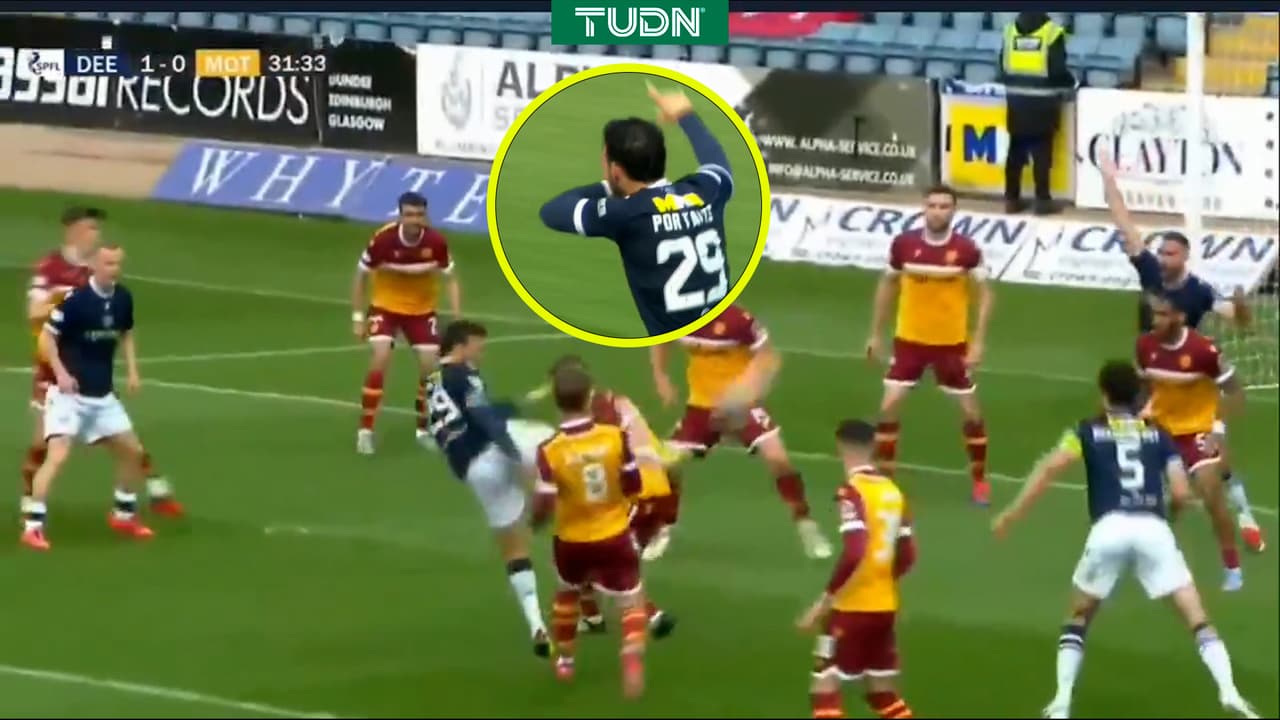 Golazo de Antonio Portales, pero el Dundee pierde de último minuto