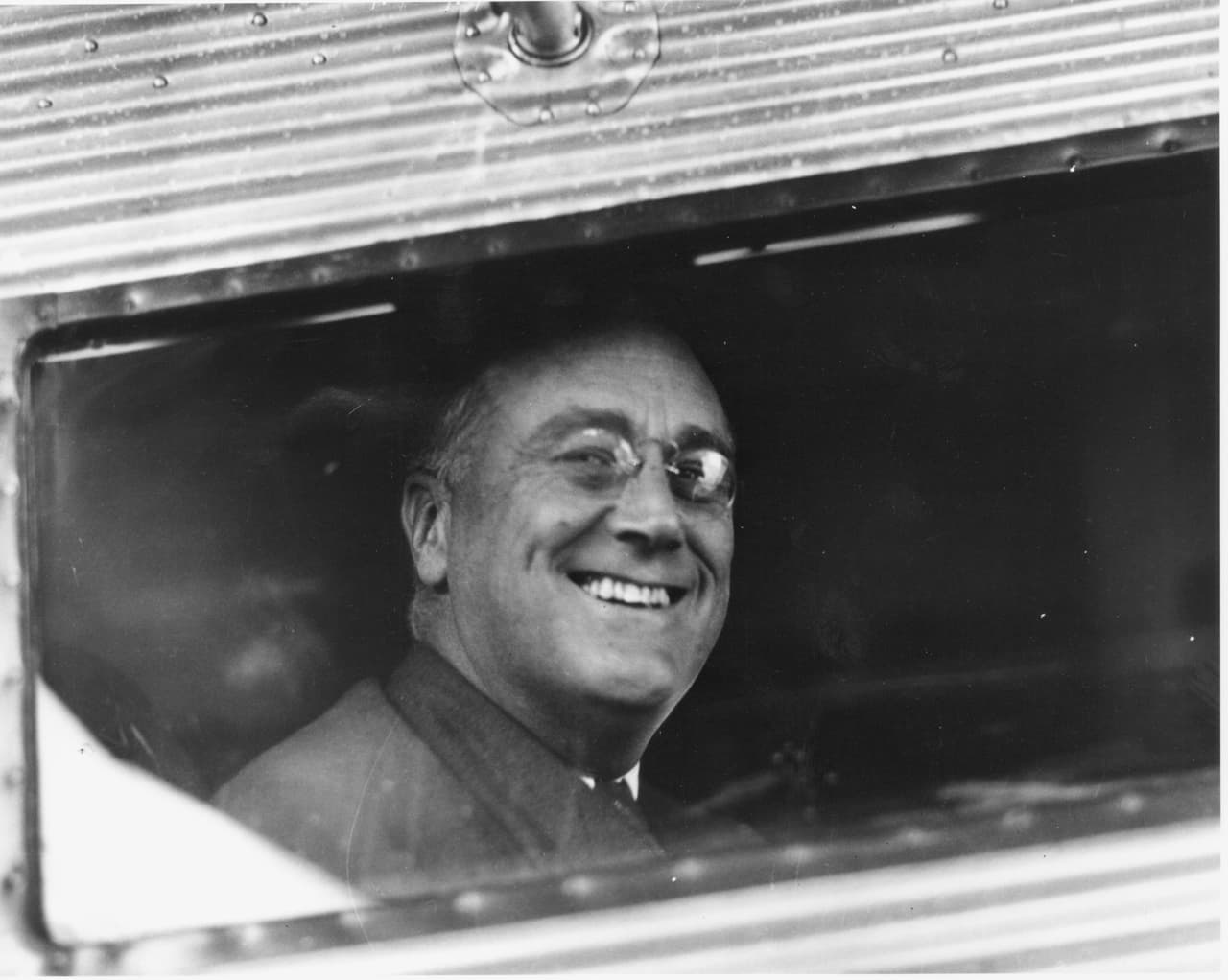 Franklin D. Roosevelt camino a la convención de Chicago de 1932