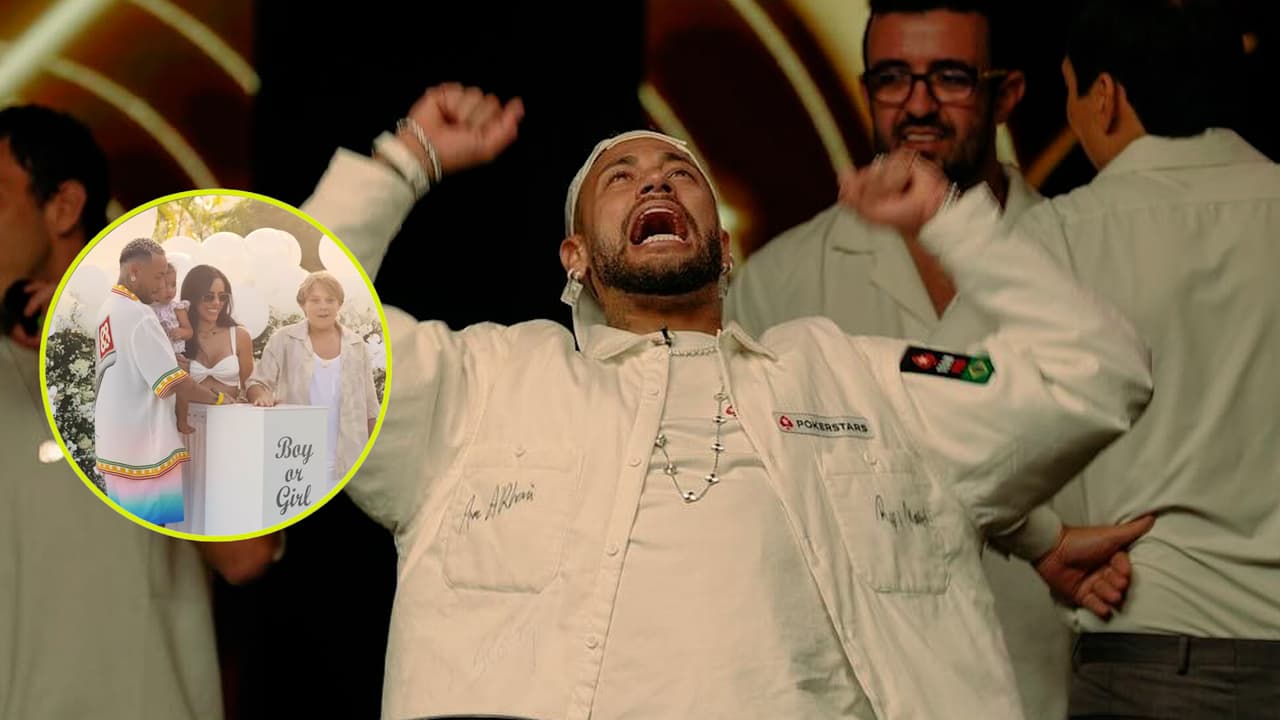 Neymar, de manera épica, anuncia que será padre por cuarta vez