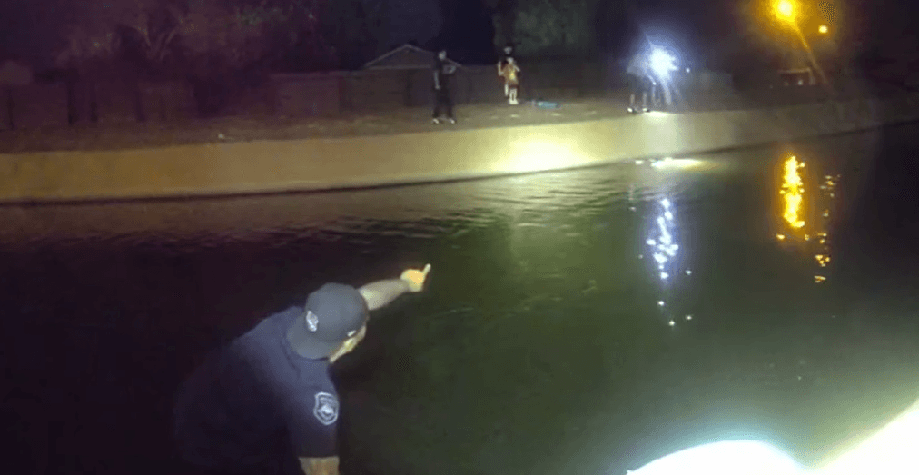 Se aproximó poco a poco a la orilla del agua.