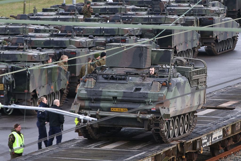 Rusia considera una amenaza el despliegue de tanques y tropas estadounidenses en Polonia