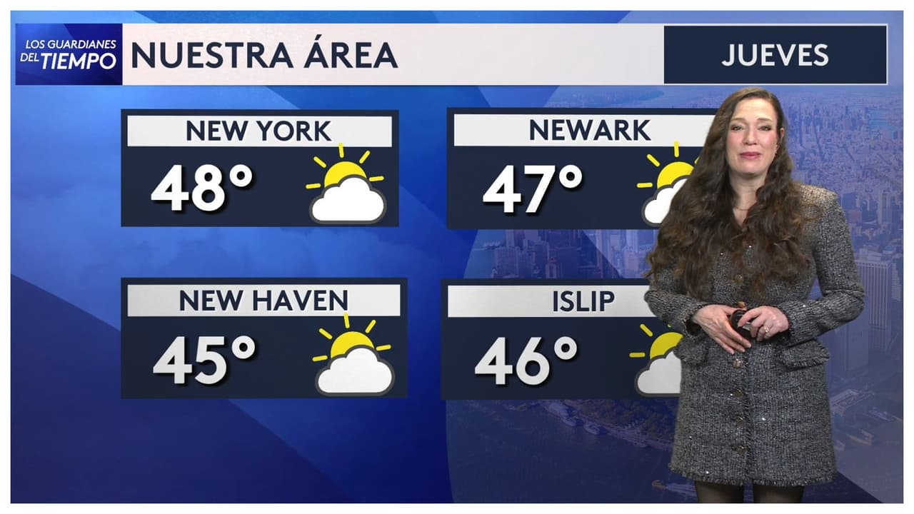 Pronóstico del tiempo hoy en Nueva York: Frío da un respiro, temperaturas llegarán hasta los 48°F