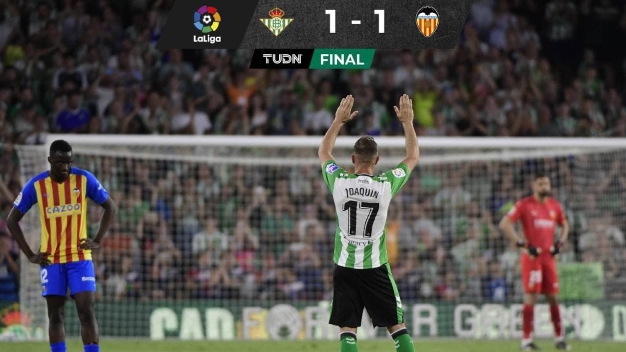 Guardado y Betis perdonan, Valencia se salva, Joaquín se va