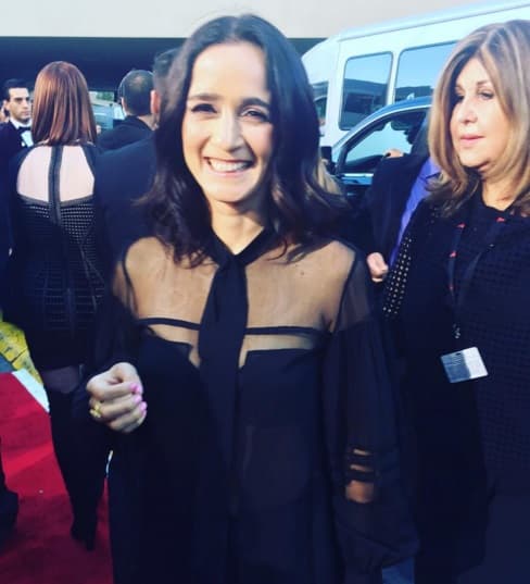 Julieta Venegas compartió una imagen de su llegada a la fiesta.