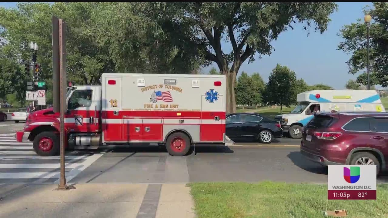 Muere un hombre anciano después de ser atropellado muy cerca de la Casa Blanca
