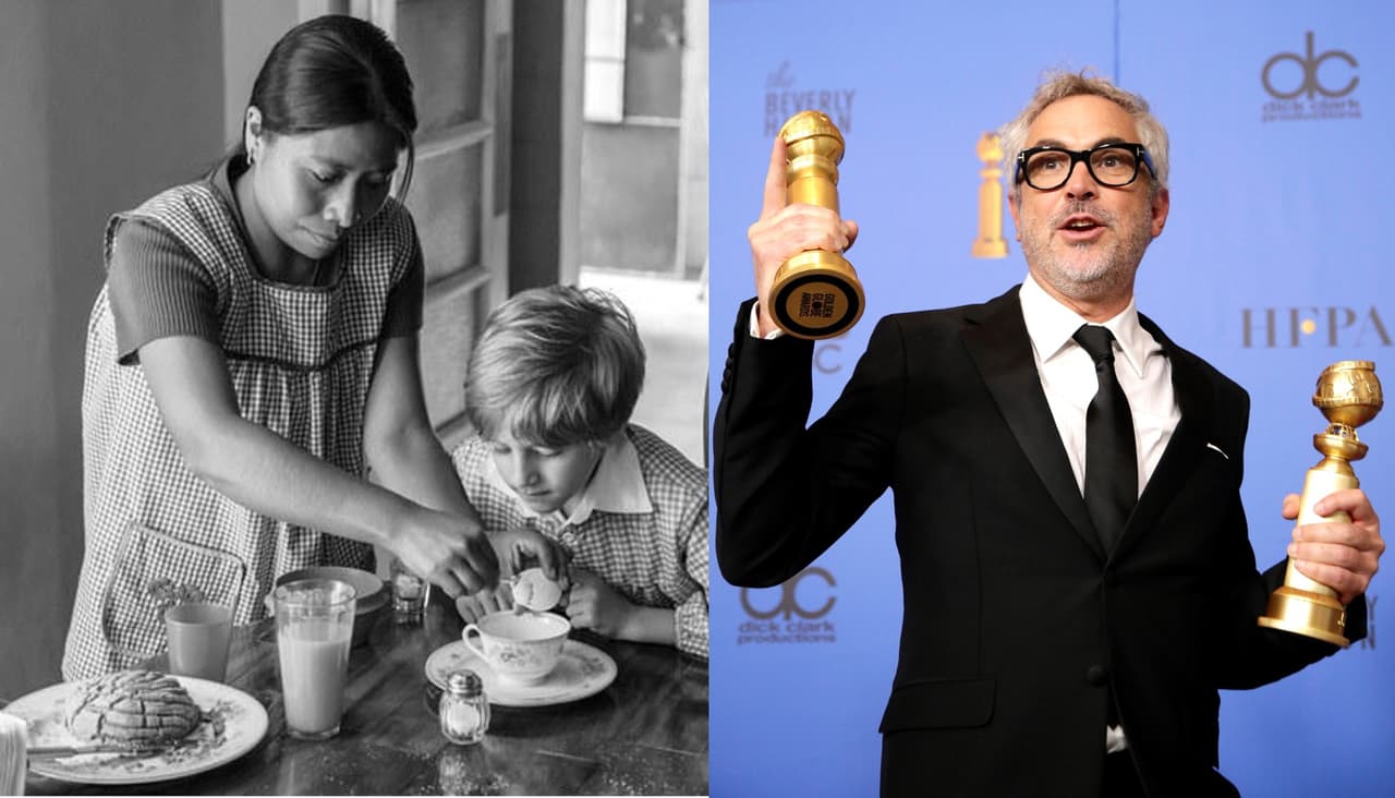 México gana: Alfonso Cuarón y su película 'Roma' logran dos Globos de Oro