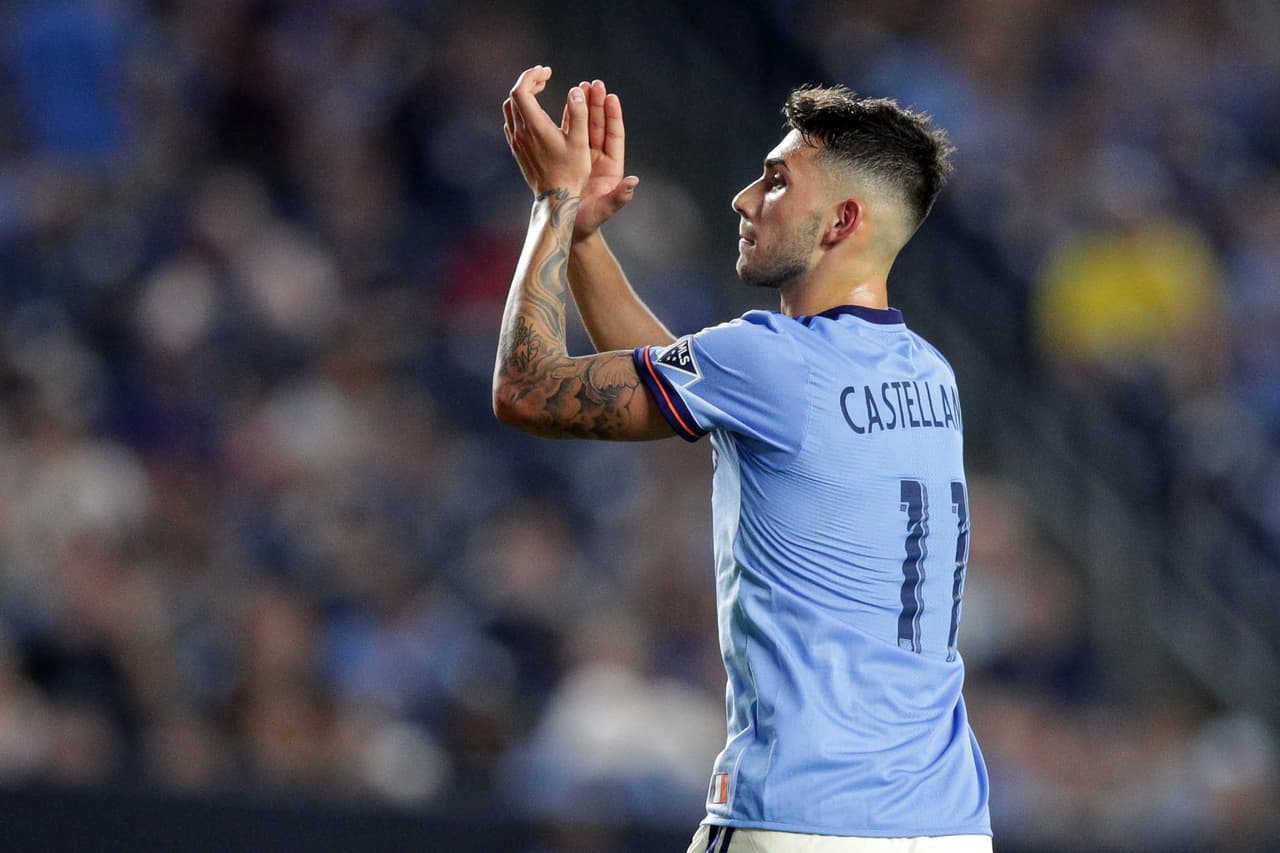 Debut con gol en el Yankee Stadium: Valentín Castellanos es el nombre del momento en NYCFC
