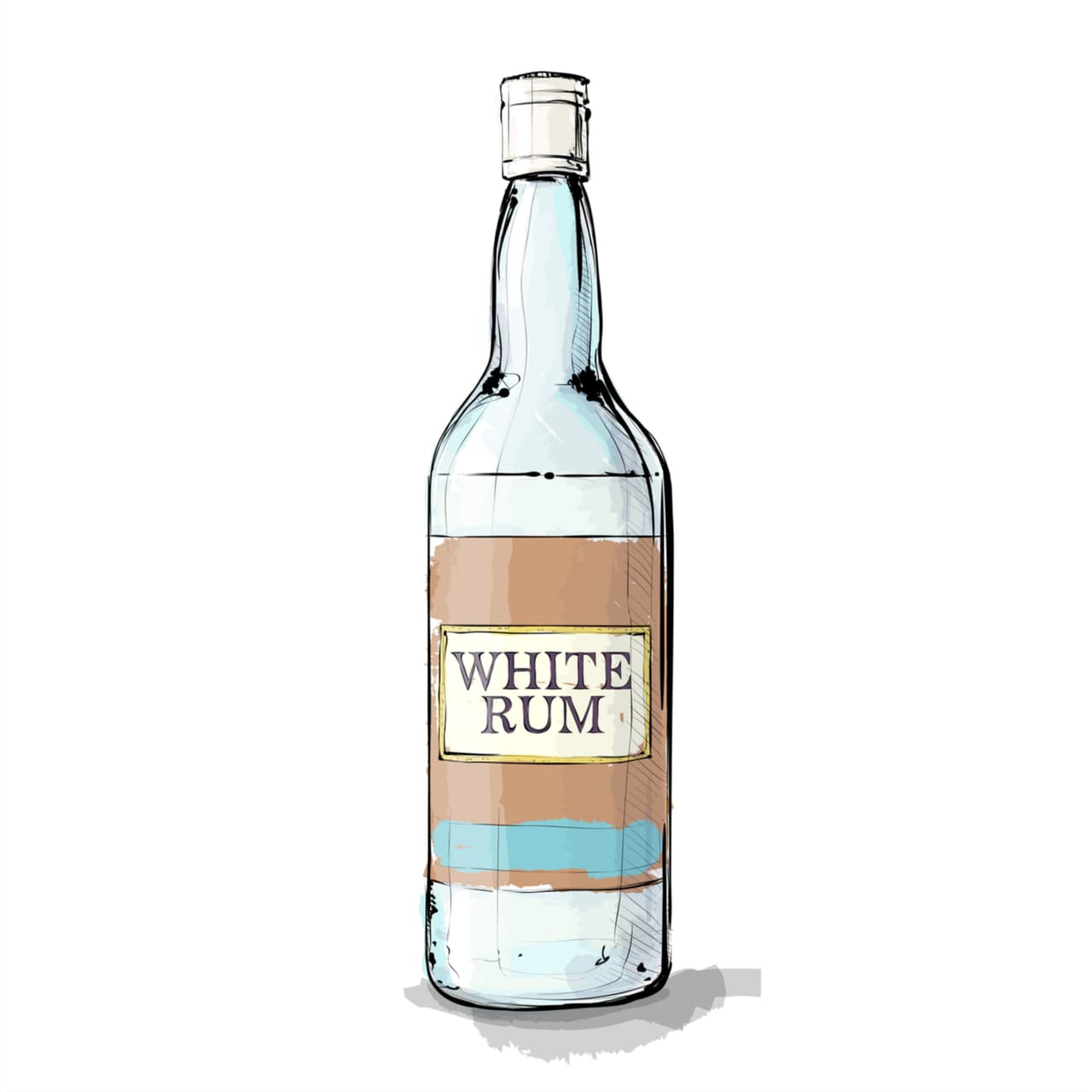 Un poco de ron blanco como ofrenda a Santa Marta la Dominadora.