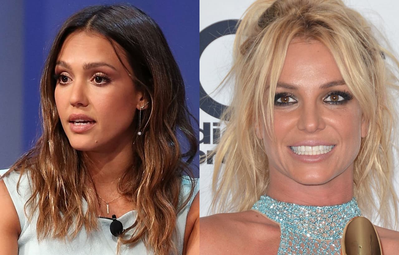 Jessica Alba VS Britney Spears. Edad: 35