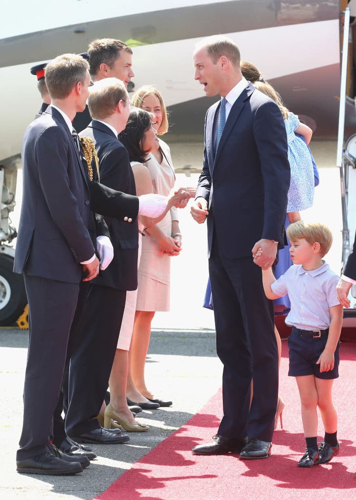 A lo largo de su vida, el Príncipe George ha viajado en varias ocasiones con sus padres en las giras de trabajo.