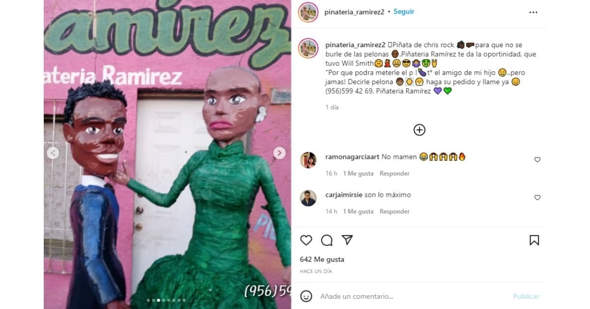 piñatas de Jada Pinkett y Chris Rock