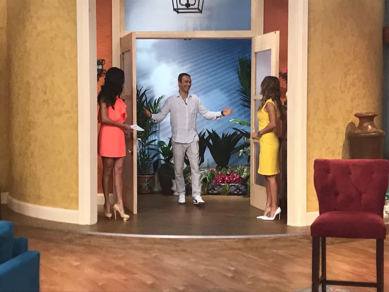 Ângelo Paes Leme, el actor brasileño que le da vida a 'José de Egipto', llegó muy puntual a su cita en Despierta América.