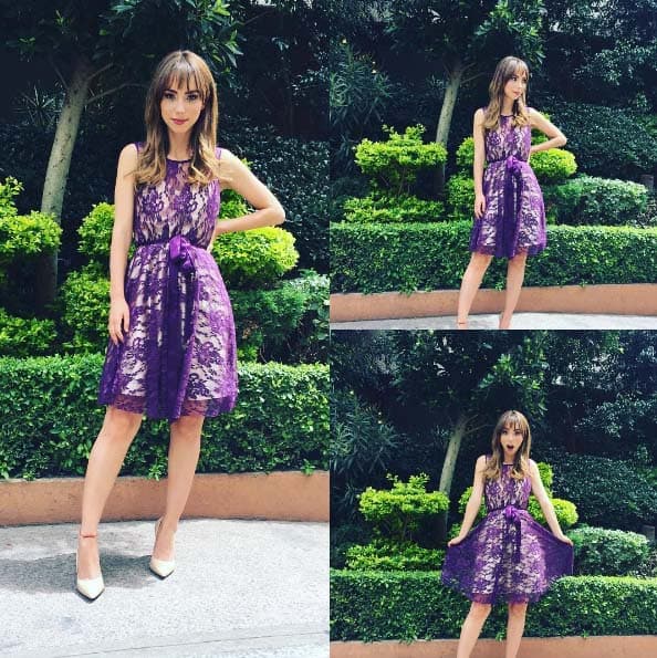 Natalia es fanática de los vestidos.