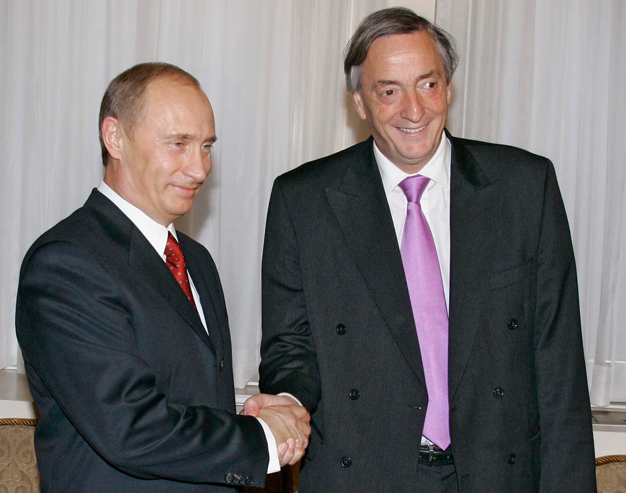 En septiembre de 2005, Putin aprovechó la cumbre de las Naciones Unidas en Nueva York para reunirse con el presidente argentino Néstor Kirchner. (Foto: Tar-Tass / Presidential Press Service).