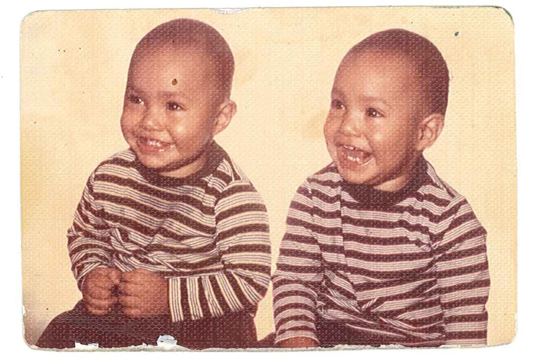 Joaquín (izquierda) y Julián Castro en una foto del archivo familiar.