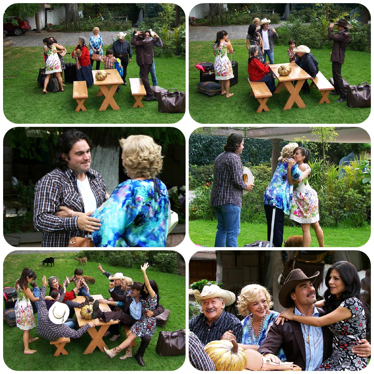 ¿Estás feliz Beto? Tu familia finalmente está reunida.