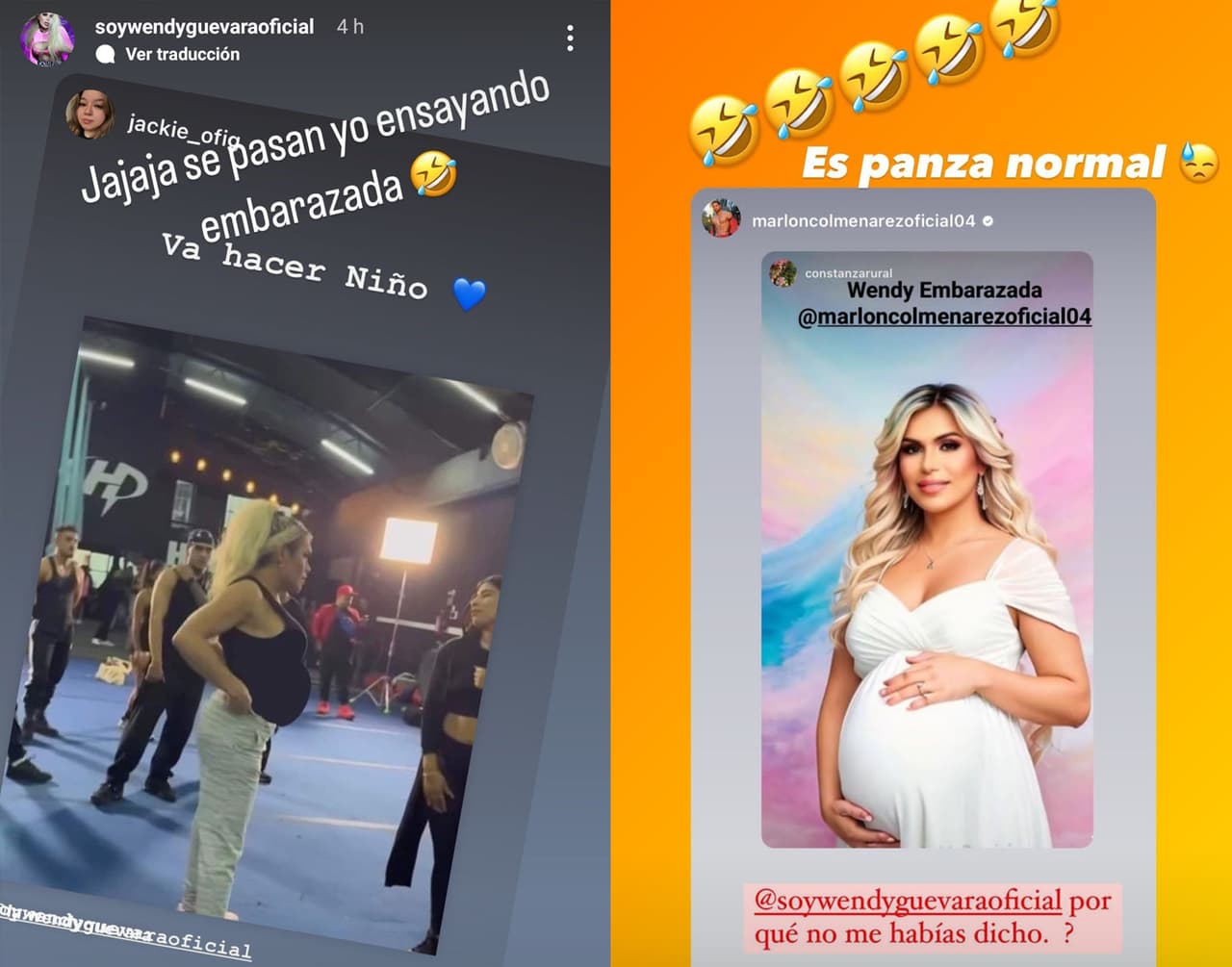 Wendy Guevara 'embarazada'