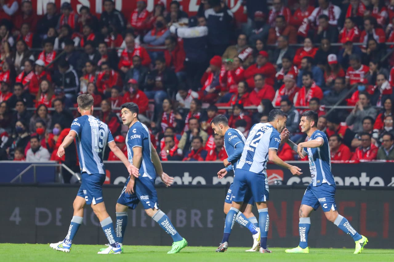 Pachuca goleó al Toluca en el Estadio Nemesio Diez por 1-5 en la Final de ida del Apertura 2022 de la Liga MX.