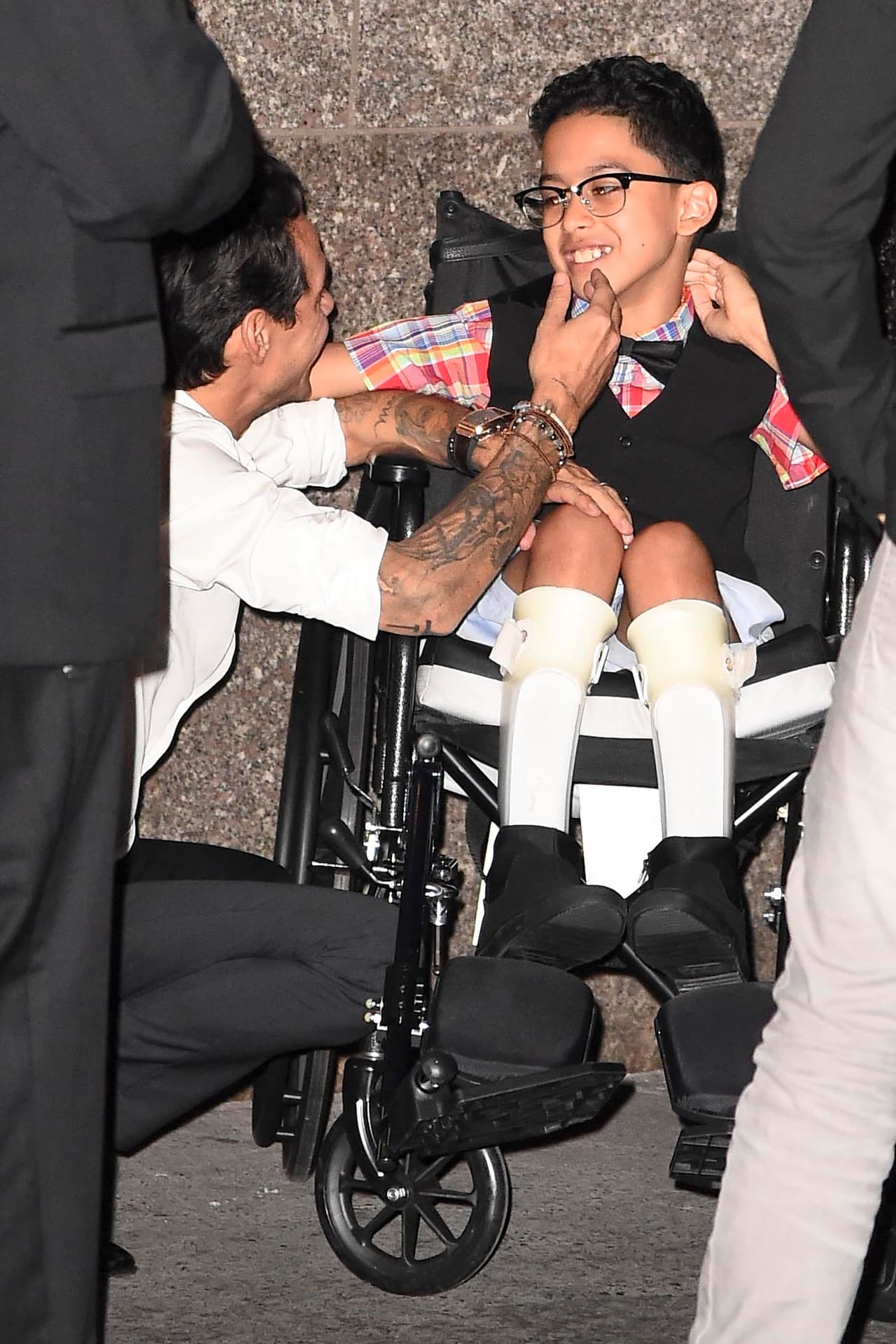 Se les vio relajados y sonrientes.