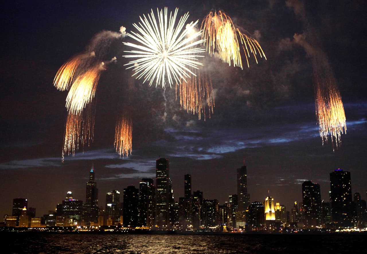 Fuegos artificiales en Chicago y suburbios. Conoce aquí la guía completa desde donde podrás verlos 