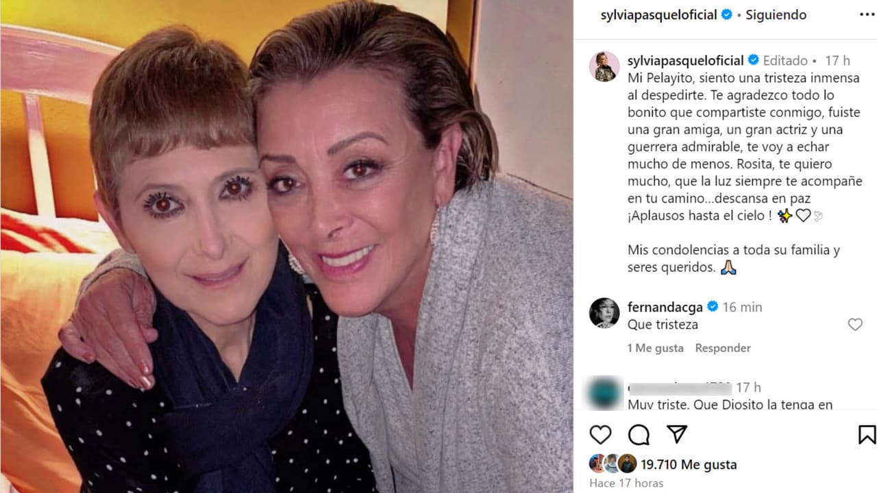 Sylvia Pasquel era una de las amigas más cercanas a Rosita Pelayo.