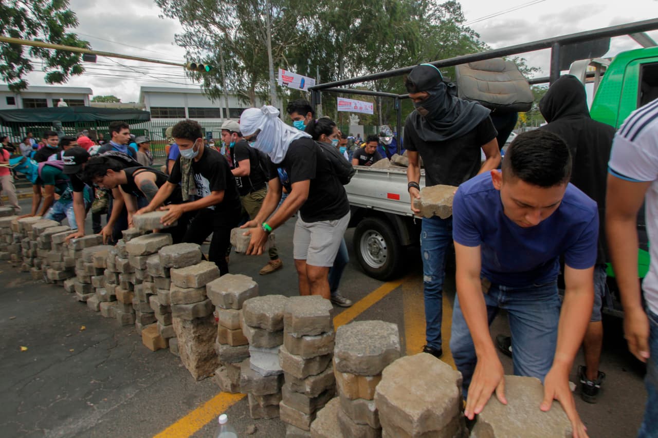 Los estudiantes de las universidades públicas lideran las protestas en Managua, lo que un hecho inusual bajo el gobierno Ortega-Murillo.