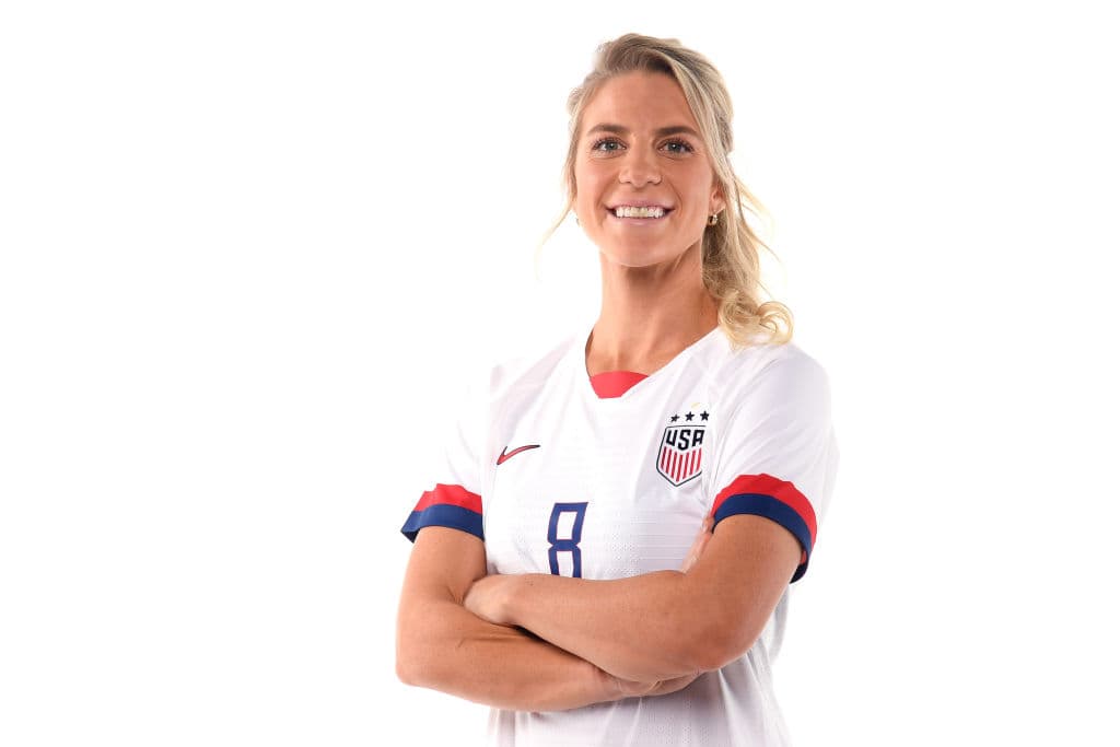 Julie Ertz de Chicago Red Stars ocupa el número 11.