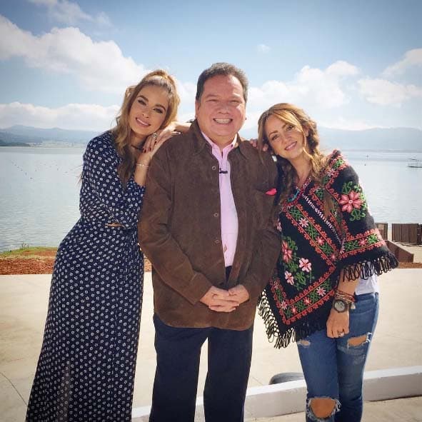 Las más guapas con nuestro invitado Coque Muñiz.