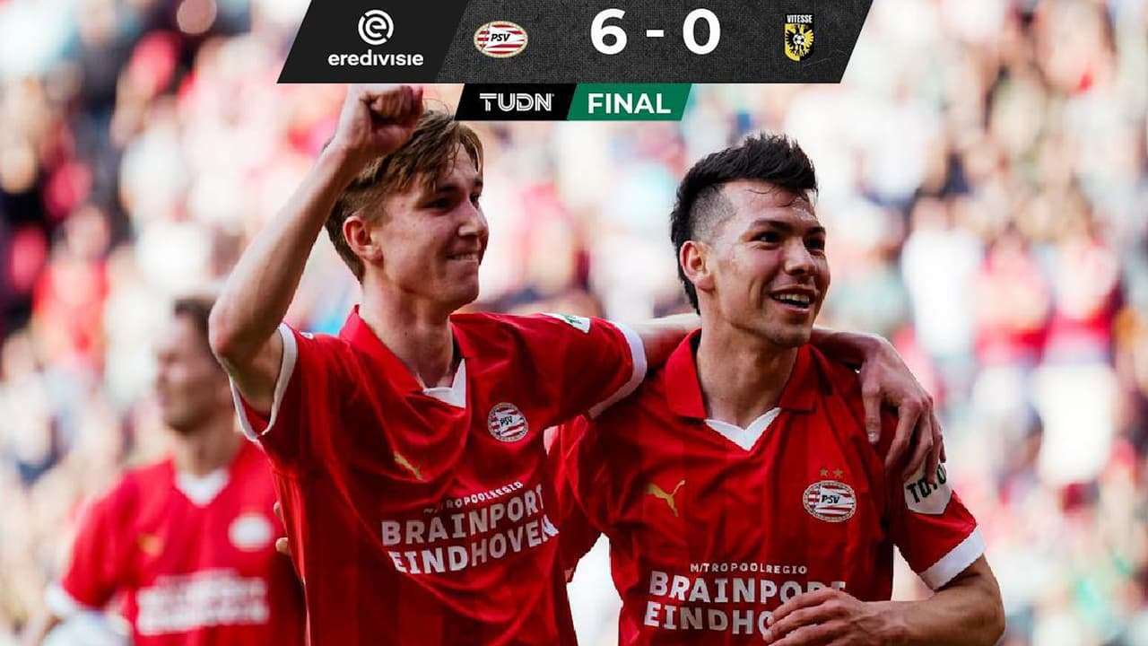 Chucky Lozano vuelve al gol y PSV se acerca al título en la Eredivise